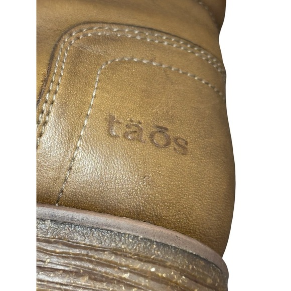 Taos‎ Alpine Leather Boots Contrasting Laces Women's Size 9-9.5 Caramel 220106 - Picture 7 of 16